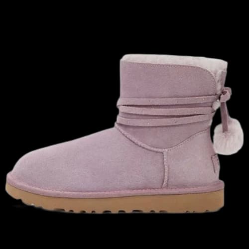 UGG Mini Bailey Bow Pom 'Taupe Purple' (Women's)