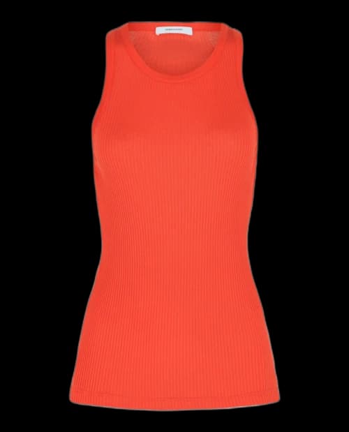 Slowear Ribbed Tan Top Orange