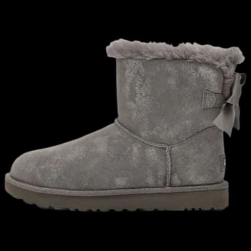 UGG Mini Bailey Bow Glimmer Charcoal (Women's)