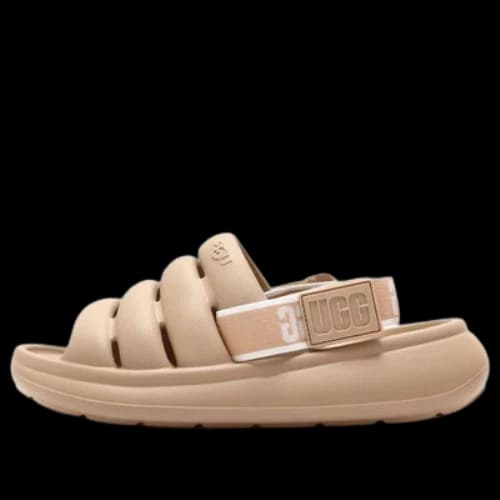 UGG x Atmos Pink Sport Yeah Sandals 'Driftwood' (Women's)