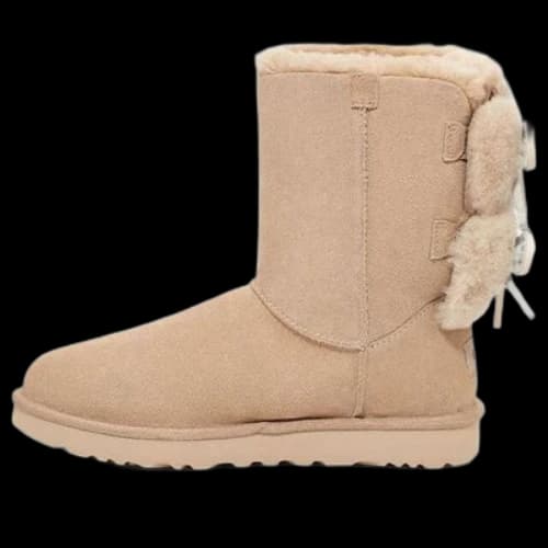 Ugg Classic Double Bow Short Boot 'Mustard Seed' (Women's)