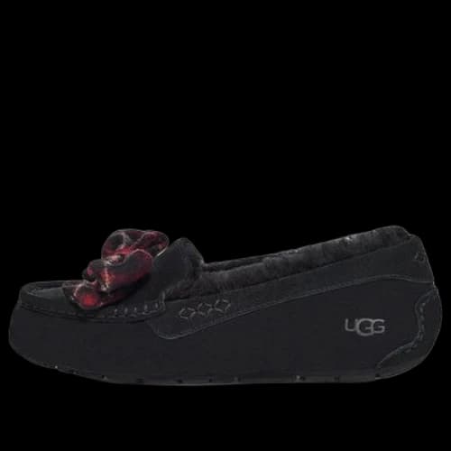UGG Ansley Plaid Bow 'Black' (Women's)