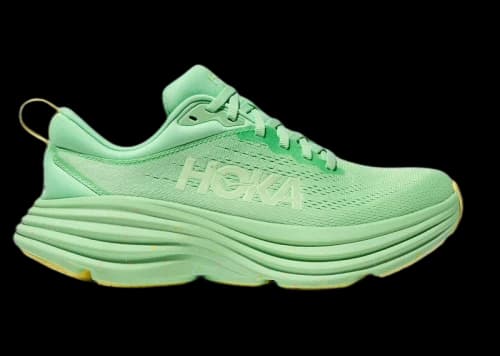Hoka One One Bondi 8 Lime Glow Lemonade (Women's)