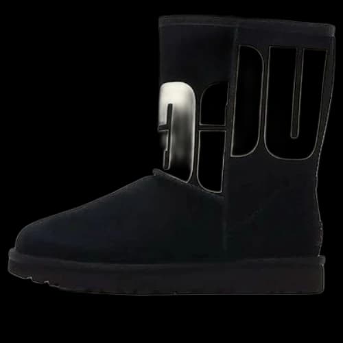 UGG Classic Short 2 Chopd 'Black White' (Women's)