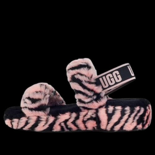 UGG Oh Yeah One-Strap Sandals 'Black Pink' (Women's)