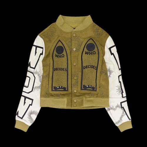 Who Decides War Namesake Varsity Jacket 'Green'