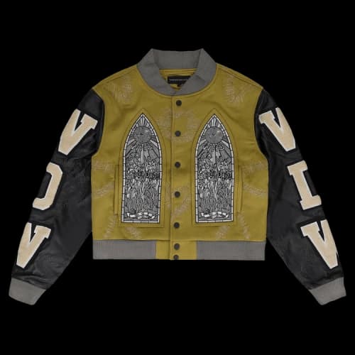 Who Decides War Namesake Varsity Jacket 'Mustard'