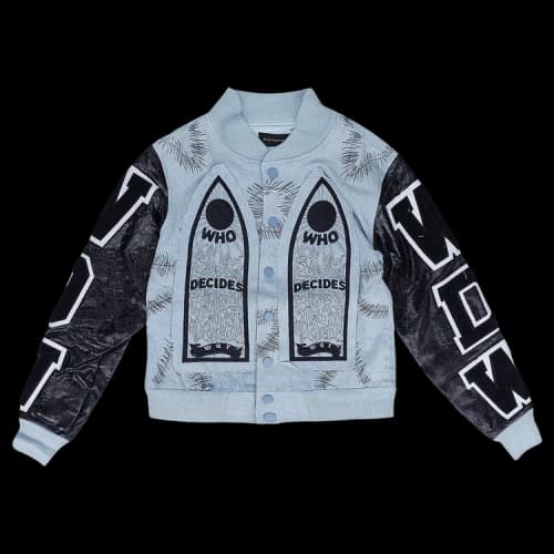 Who Decides War Namesake Varsity Jacket 'Blue'