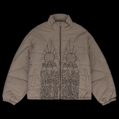 Who Decides War Embroidered Bomber 'Grey'