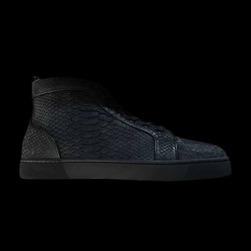 Christian Louboutin Rantus Orlato Flat High 'Black Python'