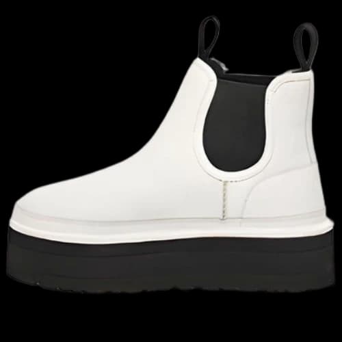 UGG Neumel Platform Chelsea Boot 'Pebbled White' (Women's)