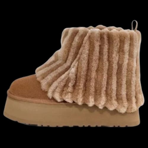 UGG Classic Mini Sherpa Platform Boot 'Chestnut' (Women's)