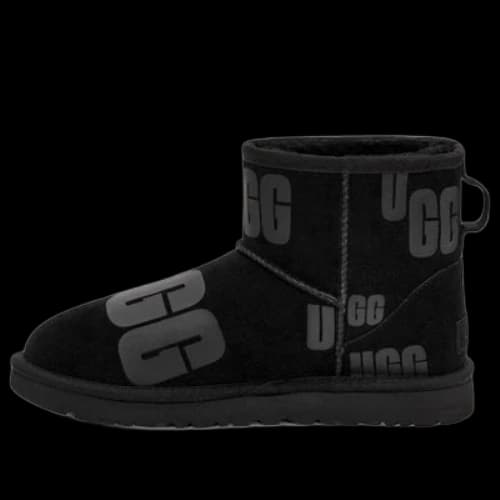 UGG Classic Mini Scatter Graphic 'Black Gray' (Women's)