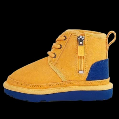 (TD) UGG Logo Boots 'Yellow Blue'