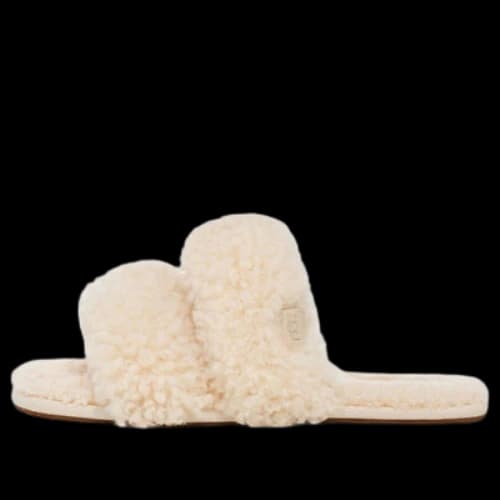 UGG Maxi Curly Scuffetta Slippers 'Cozy Minimalist Beige' (Women's)