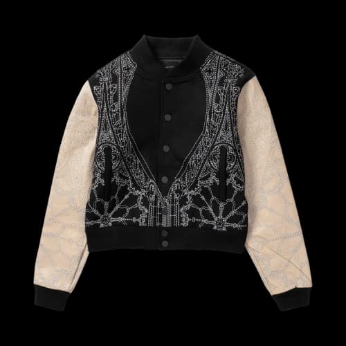 Who Decides War Notre Dame Varsity Jacket 'Coal'