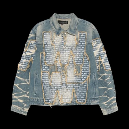 Who Decides War Overlay Jacket 'Denim'