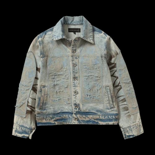 Who Decides War Mechanic Trucker Jacket 'Denim'