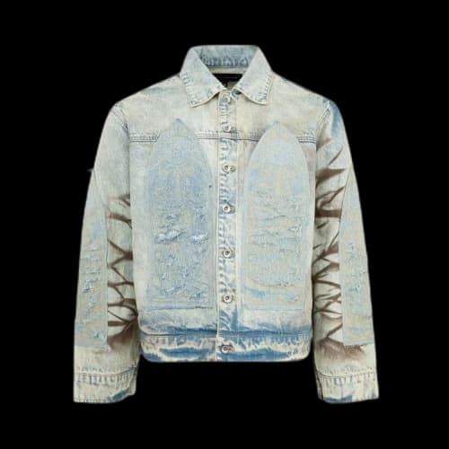 Who Decides War Mechanic Signature Trucker Jacket 'Denim'