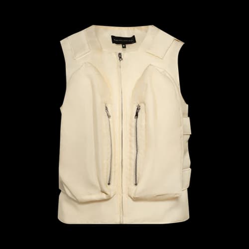 Who Decides War Organza Bullet Point Vest 'Tan'