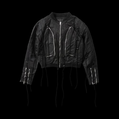 Who Decides War String Theory Bomber Jacket 'Coal'