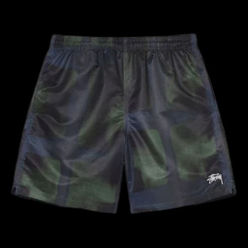 Stussy Dyed Plaid Water Short 'Green'