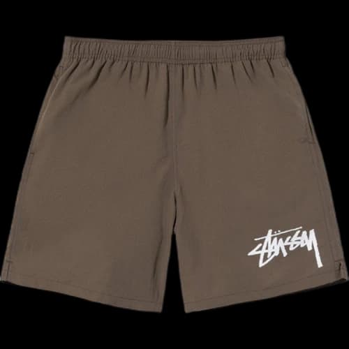 Stussy Big Stock Water Shorts Brown