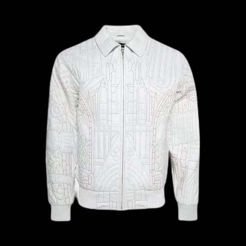 Who Decides War x Pelle Pelle Cathedral Jacket 'Cloud'
