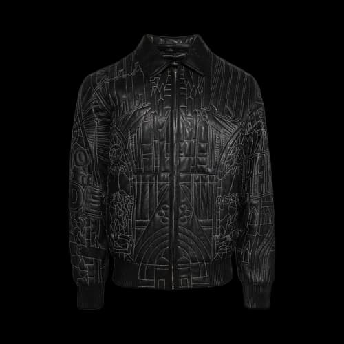 Who Decides War x Pelle Pelle Cathedral Jacket 'Coal'