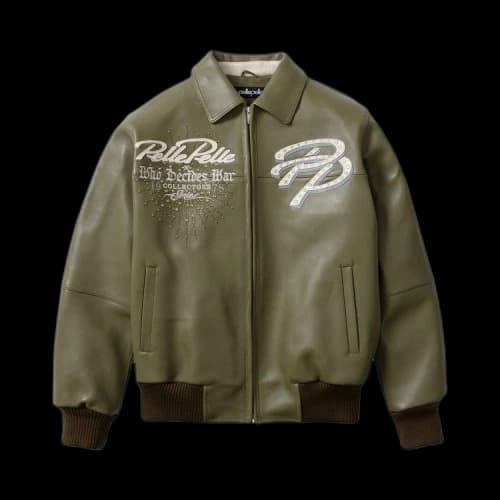 Who Decides War x Pelle Pelle Greatest Of All Time Jacket 'Olive'