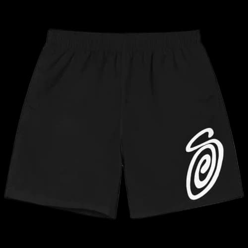 Stussy Curly S Water Short Black