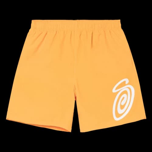 Stussy Curly S Water Short 'Tangerine'