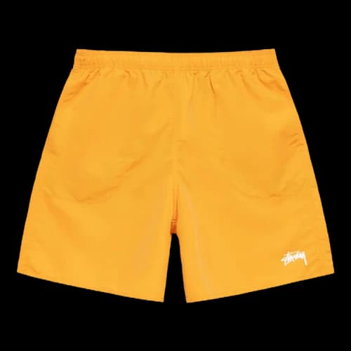 Stussy Stock Elastic Waistband Water Short 'Tangerine'