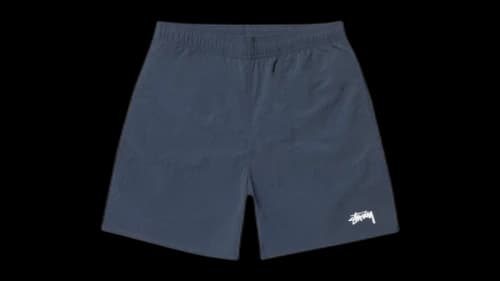 Stussy Water Stock Elastic Waistband Short Navy