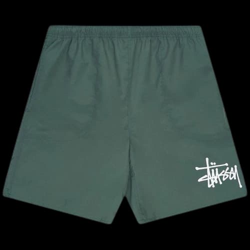 Stussy Big Basic Water Shorts 'Emerald'