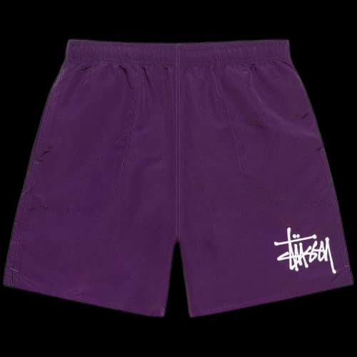 Stussy Big Basic Water Short Plum
