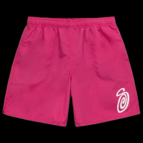 Stussy Curly S Water Short 'Fucshia'