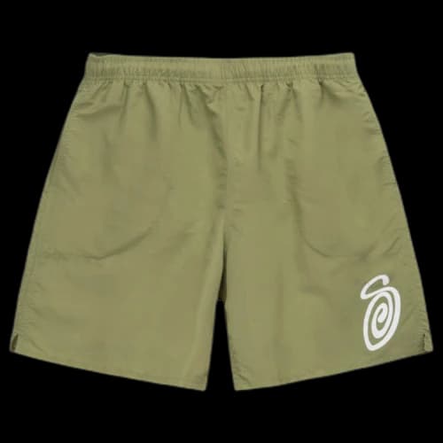 Stussy Curly S Water Short Sage