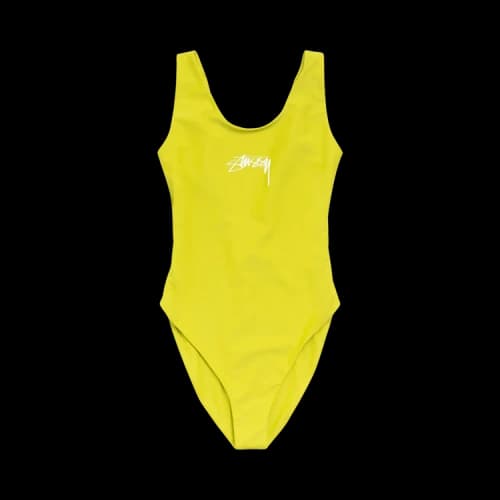 Stussy Surf Stock One Piece Swimsuit 'Yellow'
