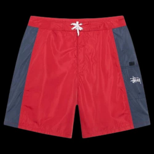 Stussy Paneled Board Short 'Red'