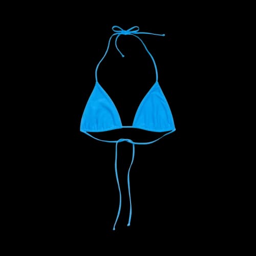 Stussy Triangle Bikini Top 'Turquoise'