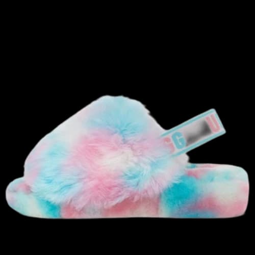 UGG Fluff Yeah Slide 'Blue Pink' (Women's)
