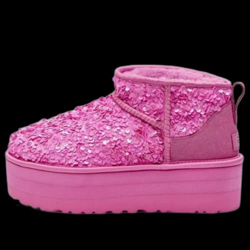 UGG Ultra Mini Chunky Sequin Boot 'Pink' (Women's)