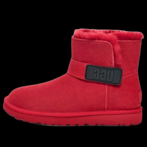 UGG embossed belt short boots 'Red' (Women's)