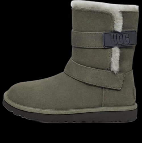 UGG Bailey Graphic Logo Strap Boot 'Olive Green' (Women's)