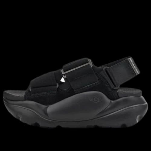 UGG LA Street Sandal Suede 'Black' (Women's)