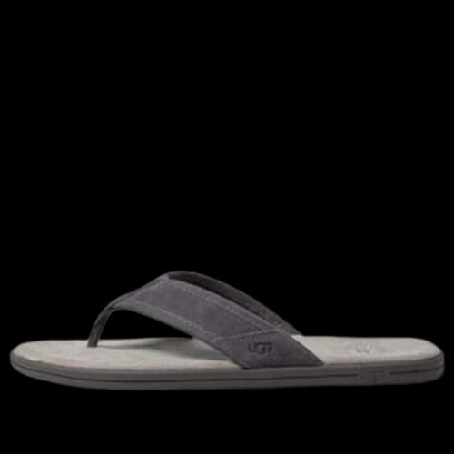 UGG Seaside Suede Flip Flop 'Dark Grey'