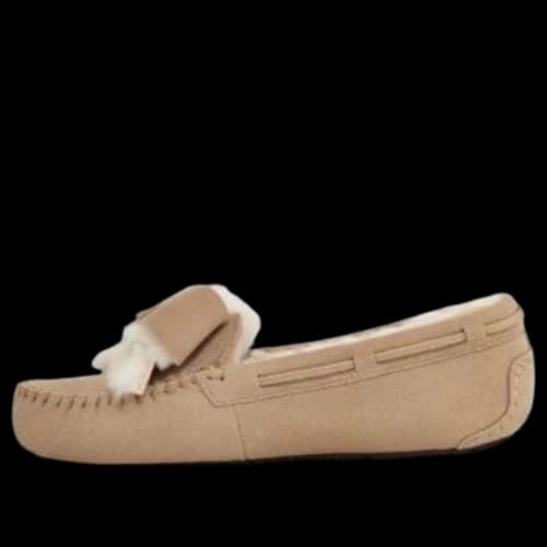 UGG Dakota Fur Bow 'Sand' (Women's)