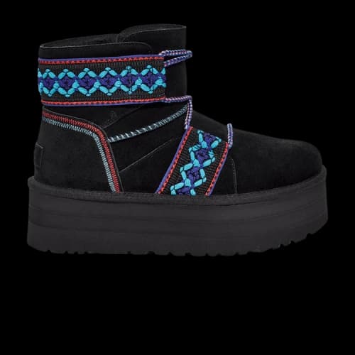 UGG Classic Mini II Platform 'Braid - Black' (Women's)