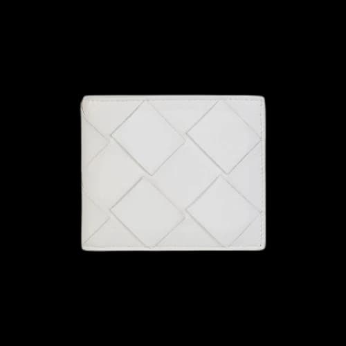 Bottega Veneta Intrecciato Bi-Fold Wallet 'White'
